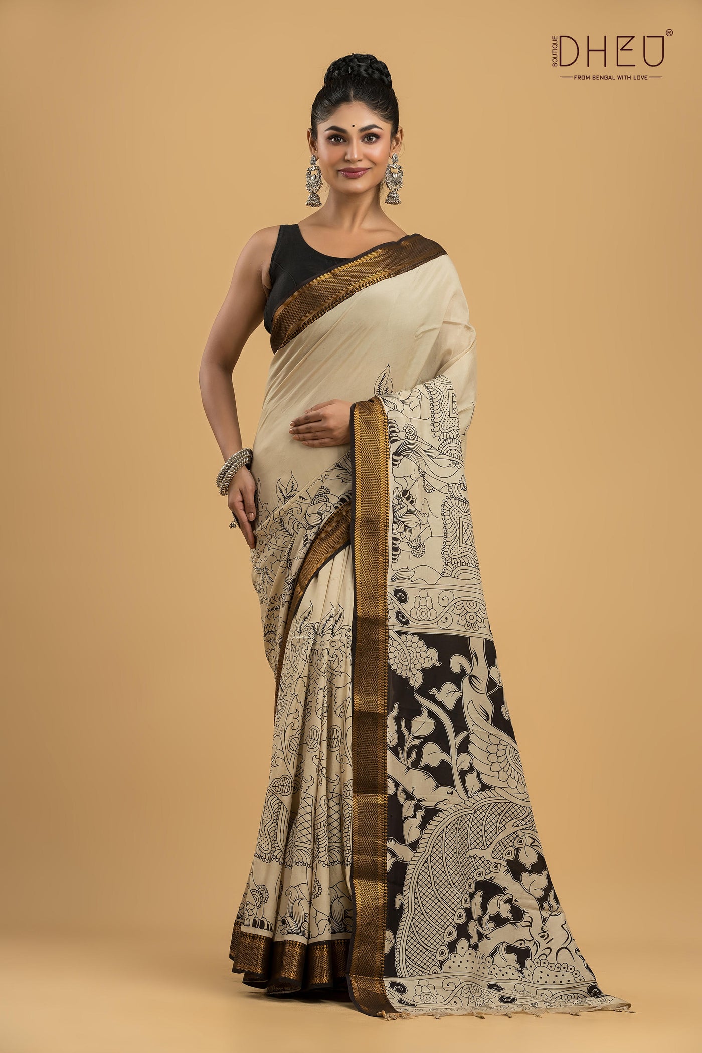 Exclusive Kalamkari Cotton Silk Saree