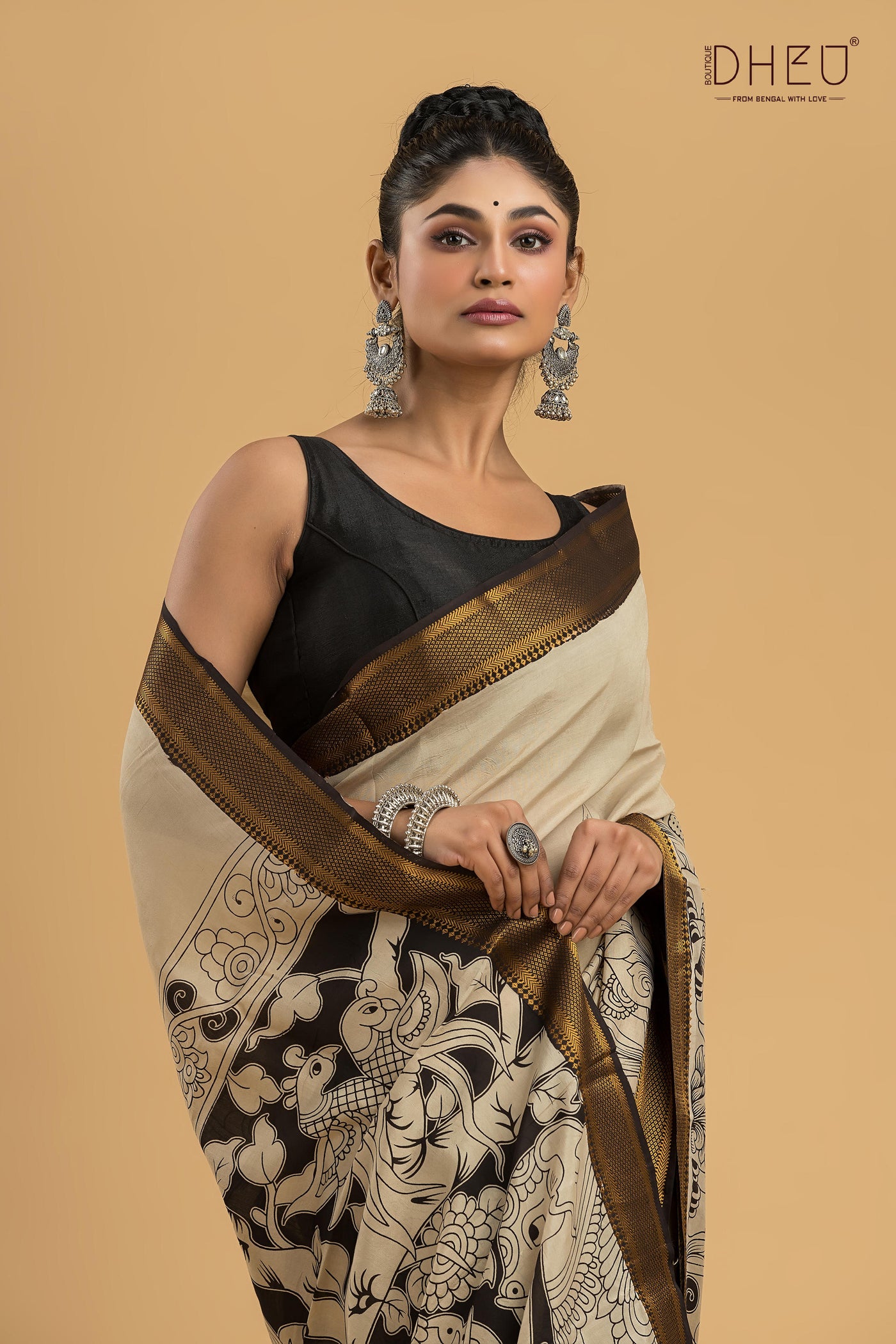 Exclusive Kalamkari Cotton Silk Saree