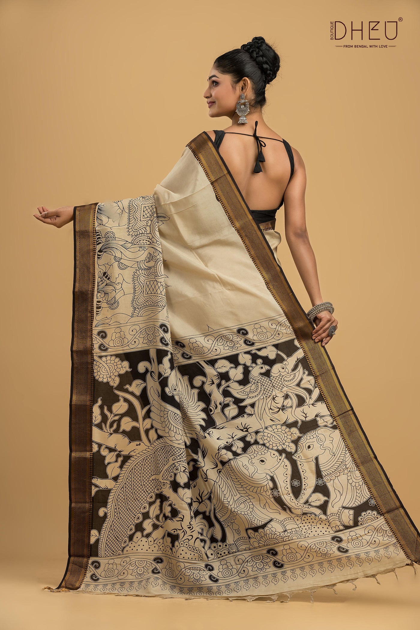 Exclusive Kalamkari Cotton Silk Saree