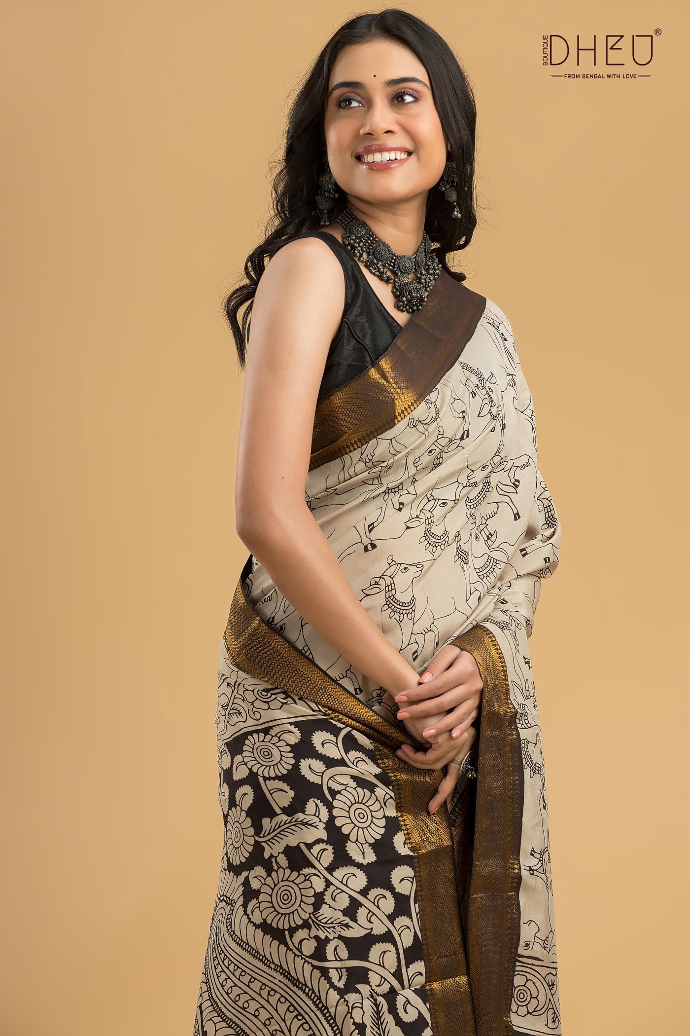 Exclusive Kalamkari Cotton Silk Saree