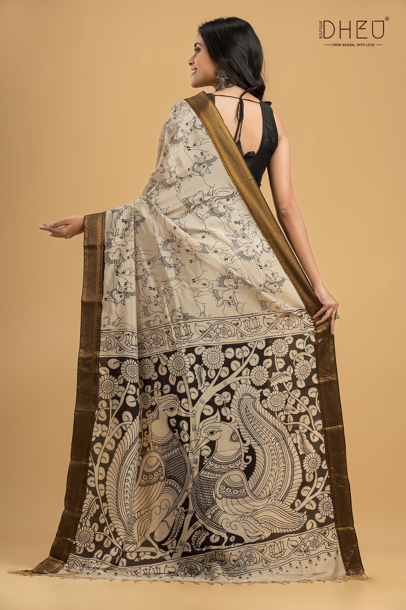 Exclusive Kalamkari Cotton Silk Saree