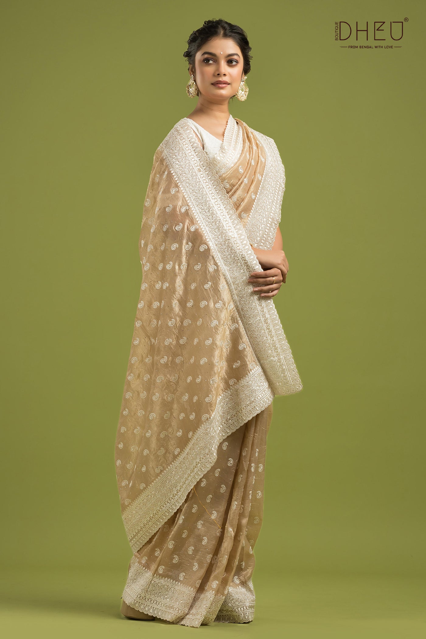 Exclusive Designer Organza Saree