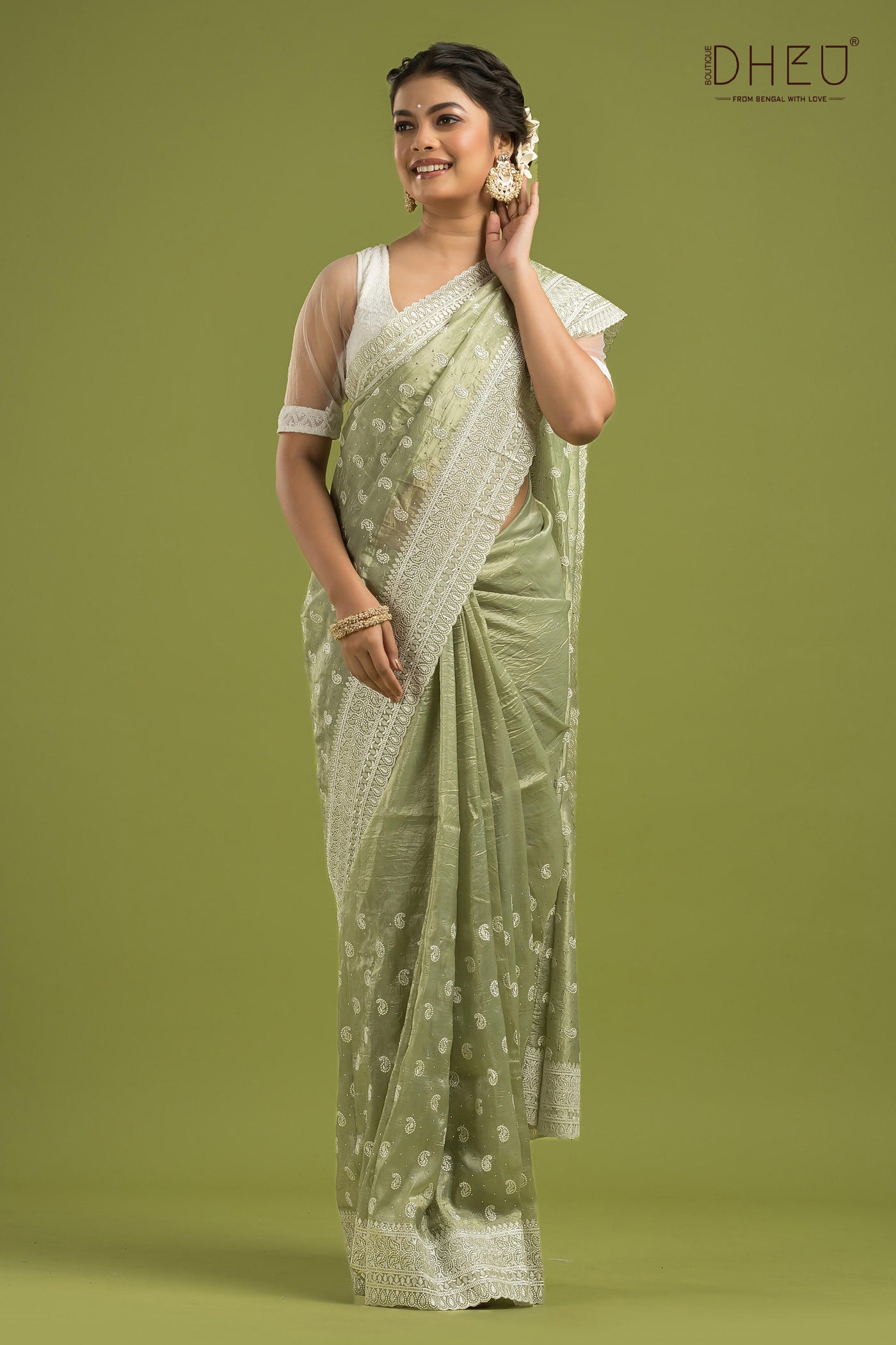 Exclusive Designer Organza Saree