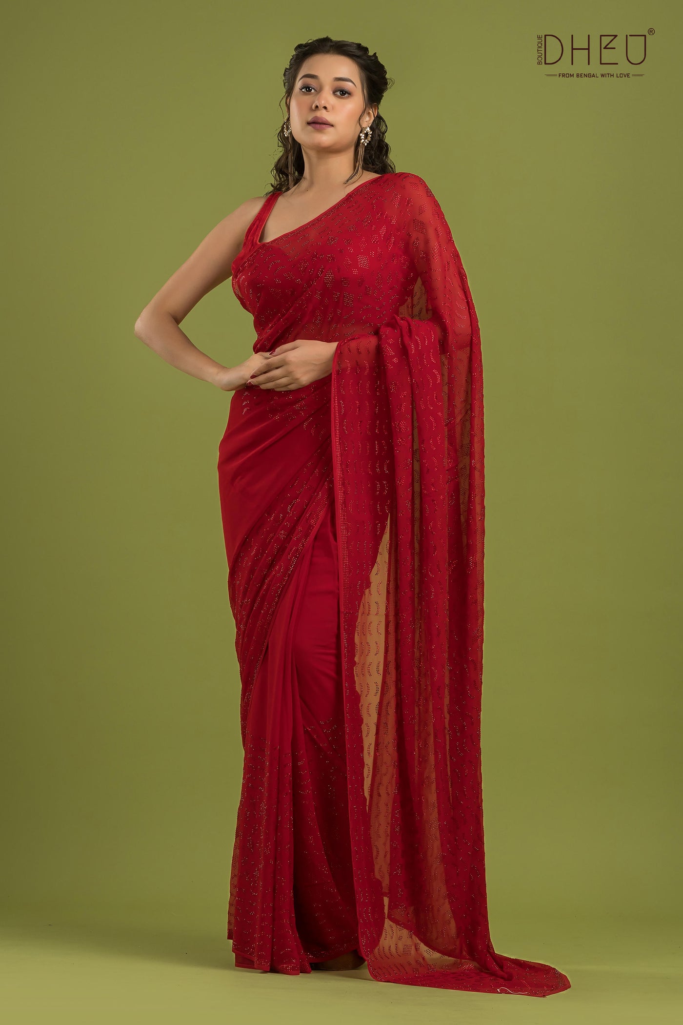 Exclusive Designer Chiffon Saree