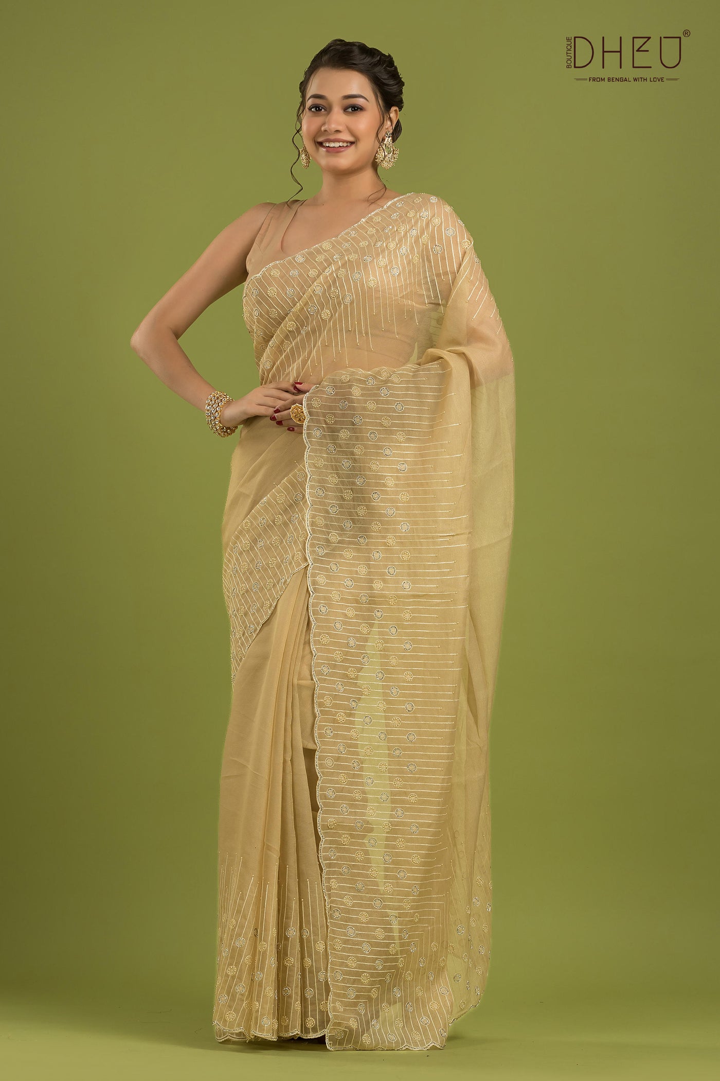 Exclusive Designer Organza Saree