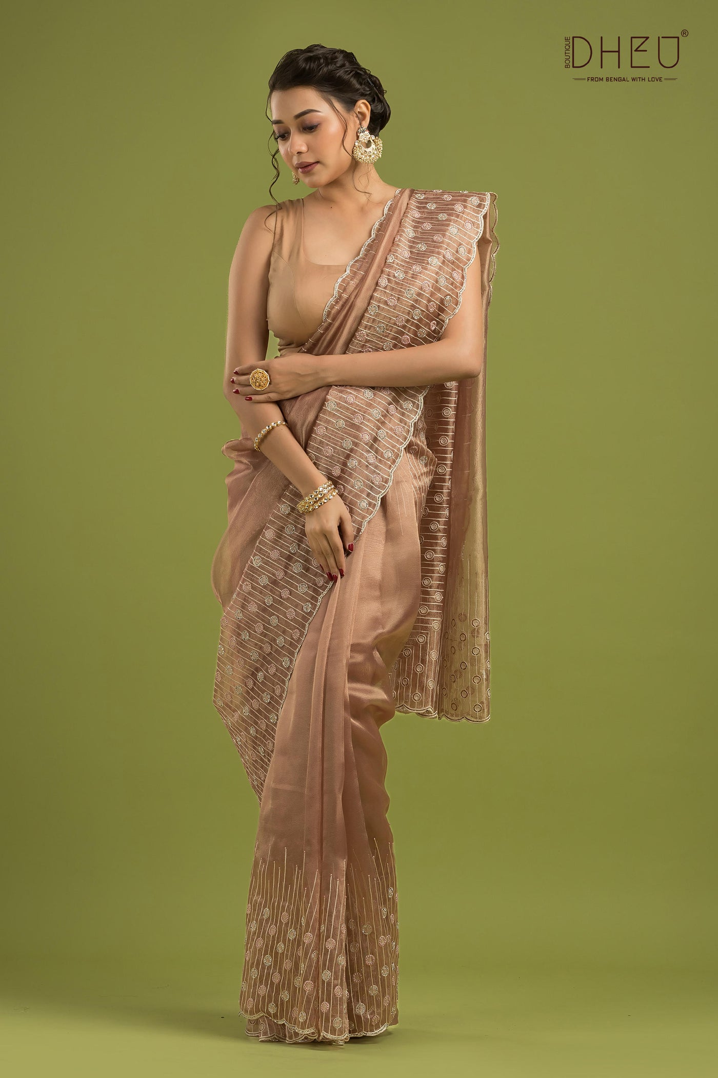 Exclusive Designer Organza Saree