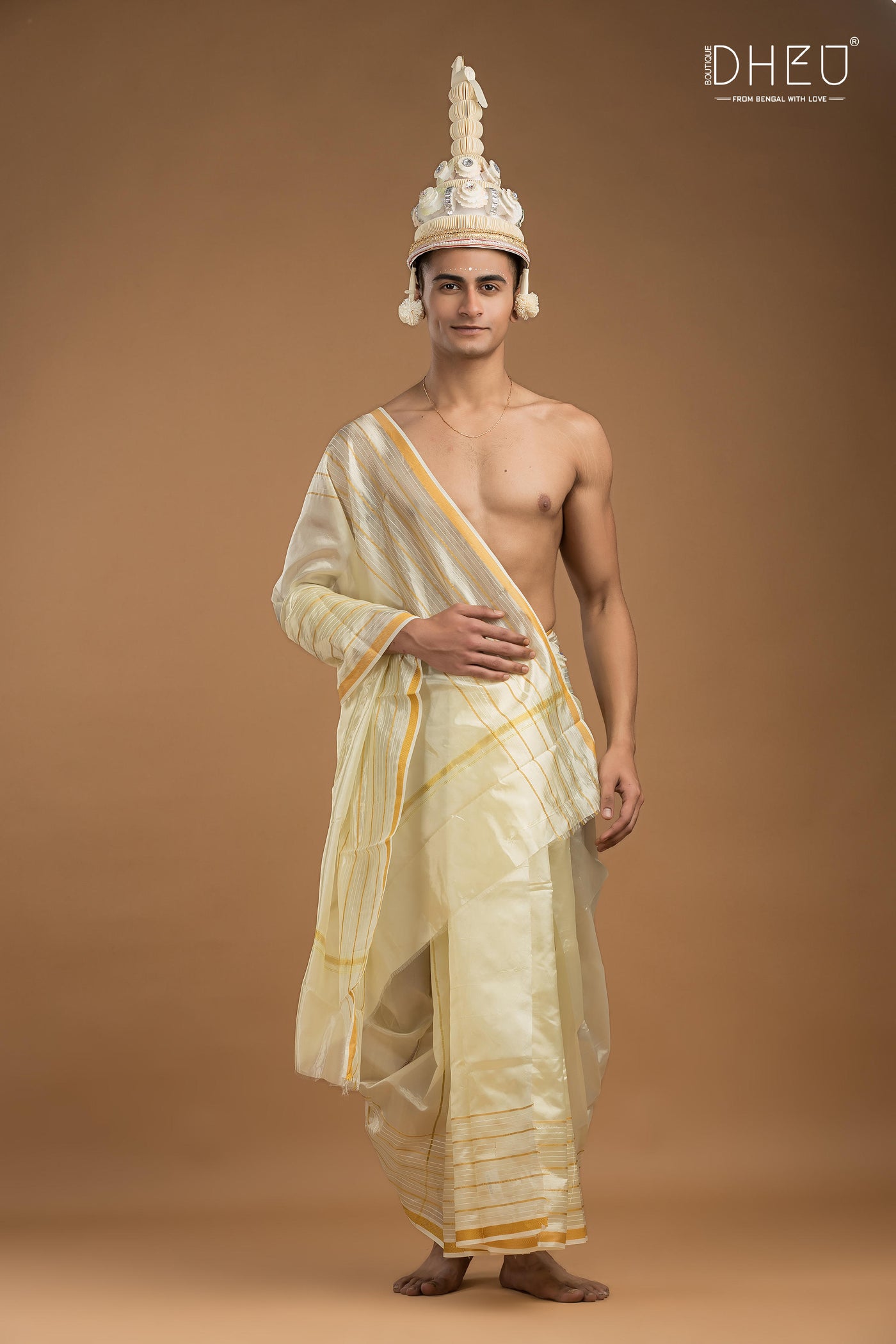 Groom's Silk Jor With Dhoti