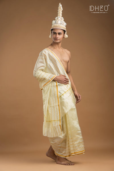 Groom's Silk Jor With Dhoti