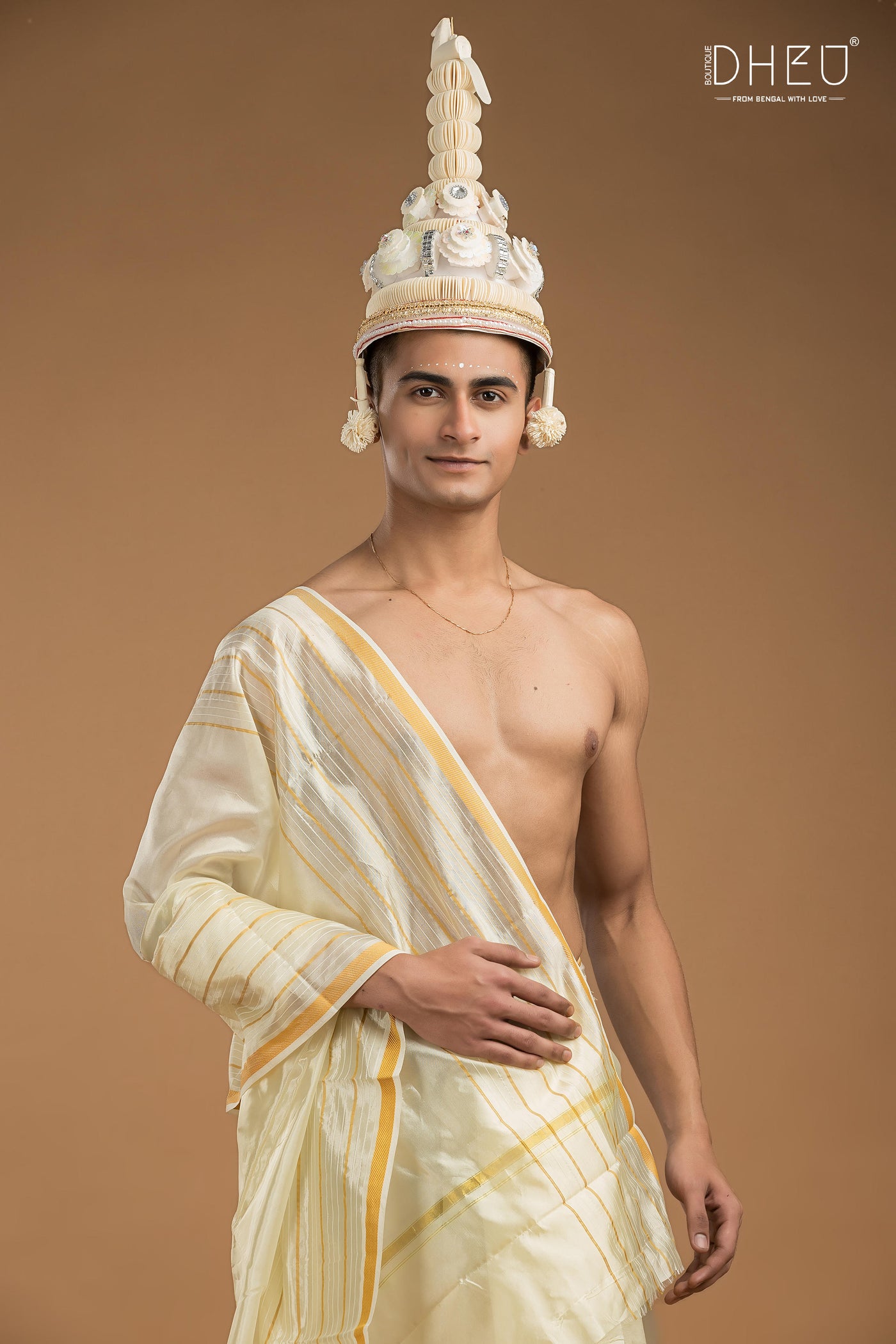 Groom's Silk Jor With Dhoti