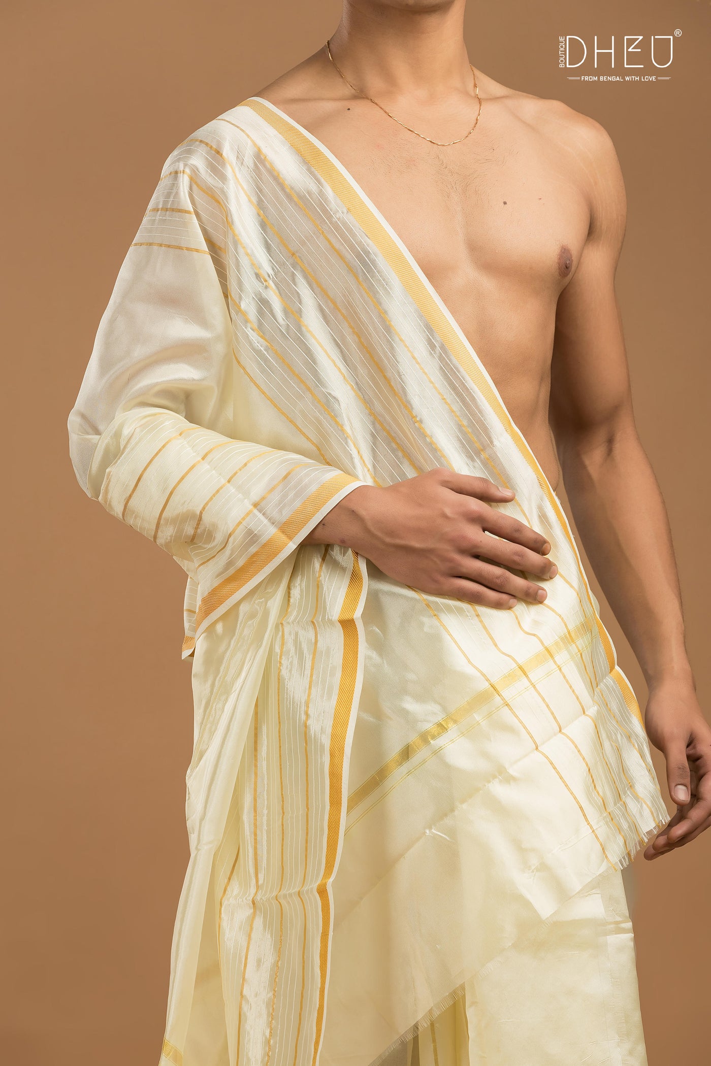 Groom's Silk Jor With Dhoti