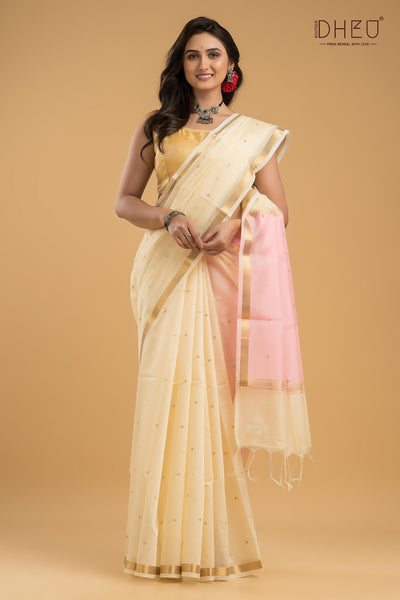 Exclusive Semi Maheswari Silk Saree