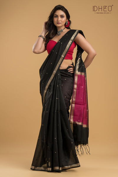 Exclusive Semi Maheswari Silk Saree