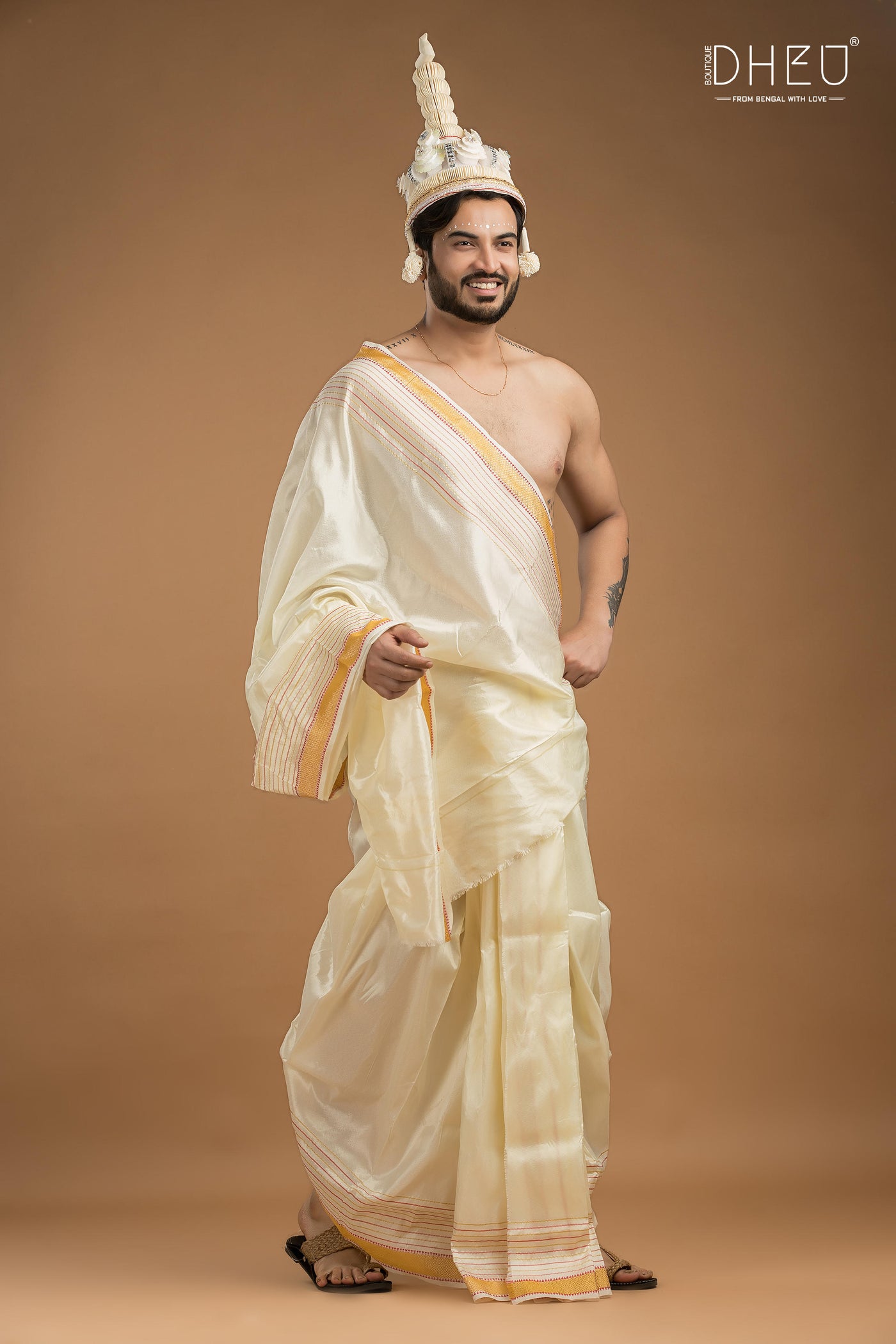 Groom's Silk Jor With Dhoti