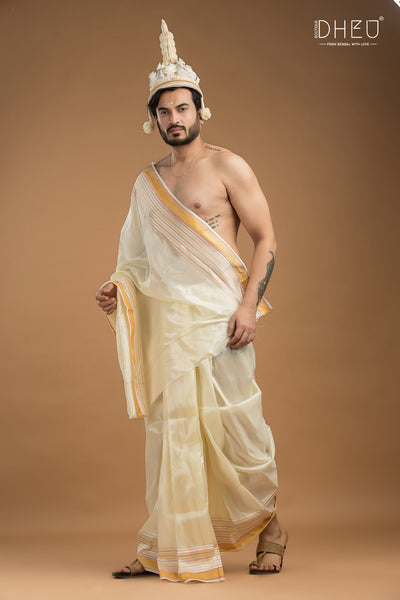 Groom's Silk Jor With Dhoti