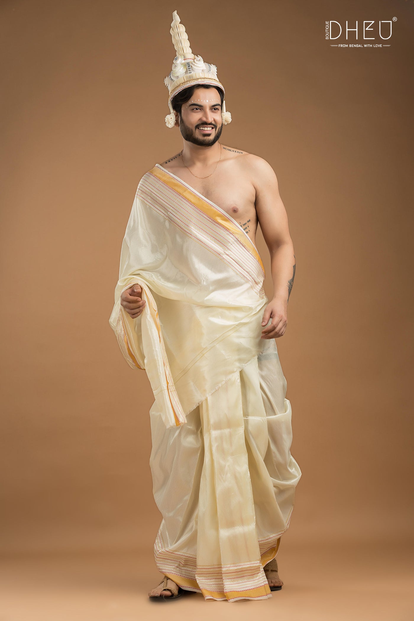 Groom's Silk Jor With Dhoti