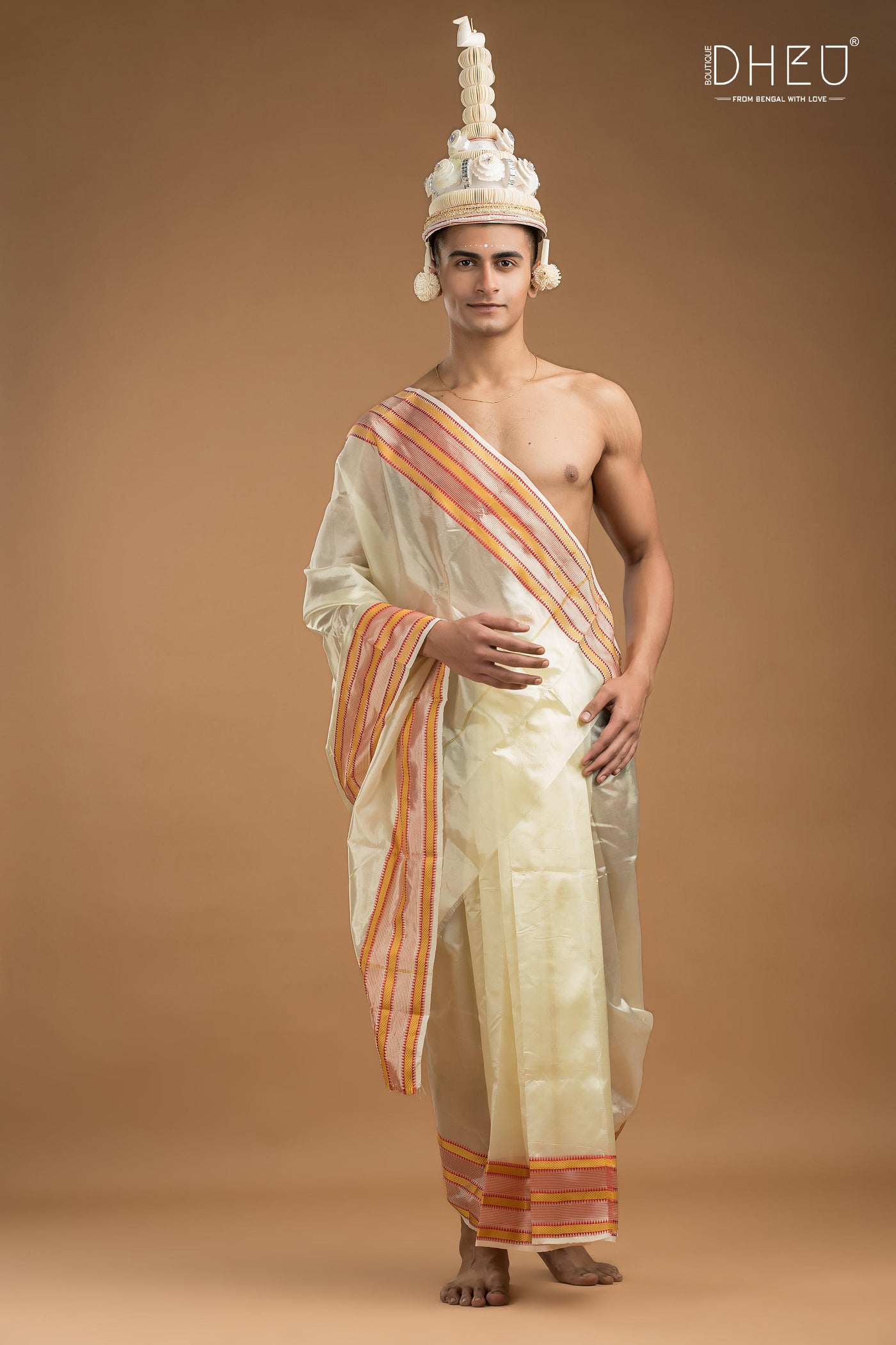 Groom's Silk Jor With Dhoti