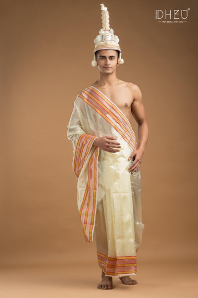 Groom's Silk Jor With Dhoti