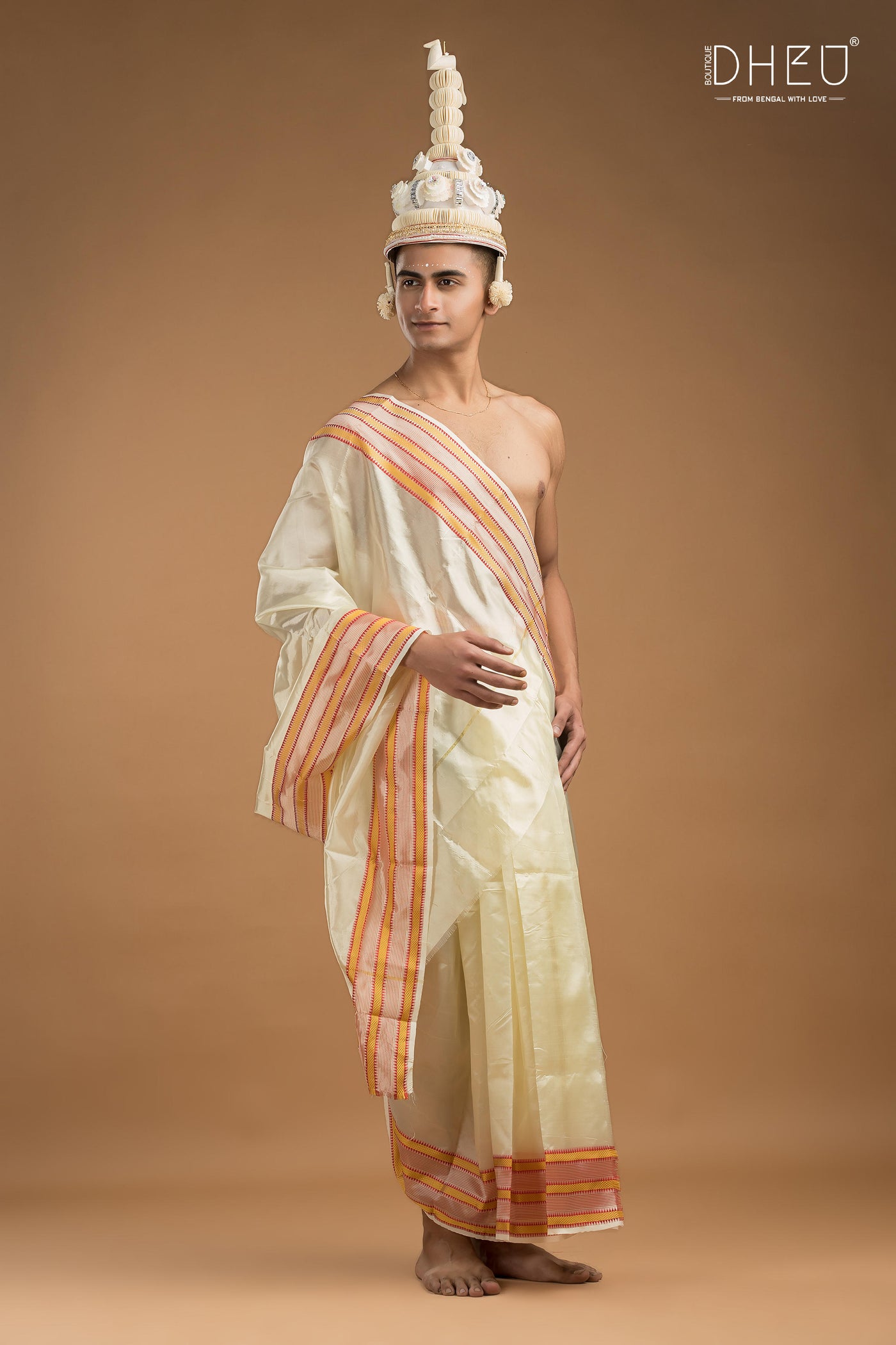 Groom's Silk Jor With Dhoti