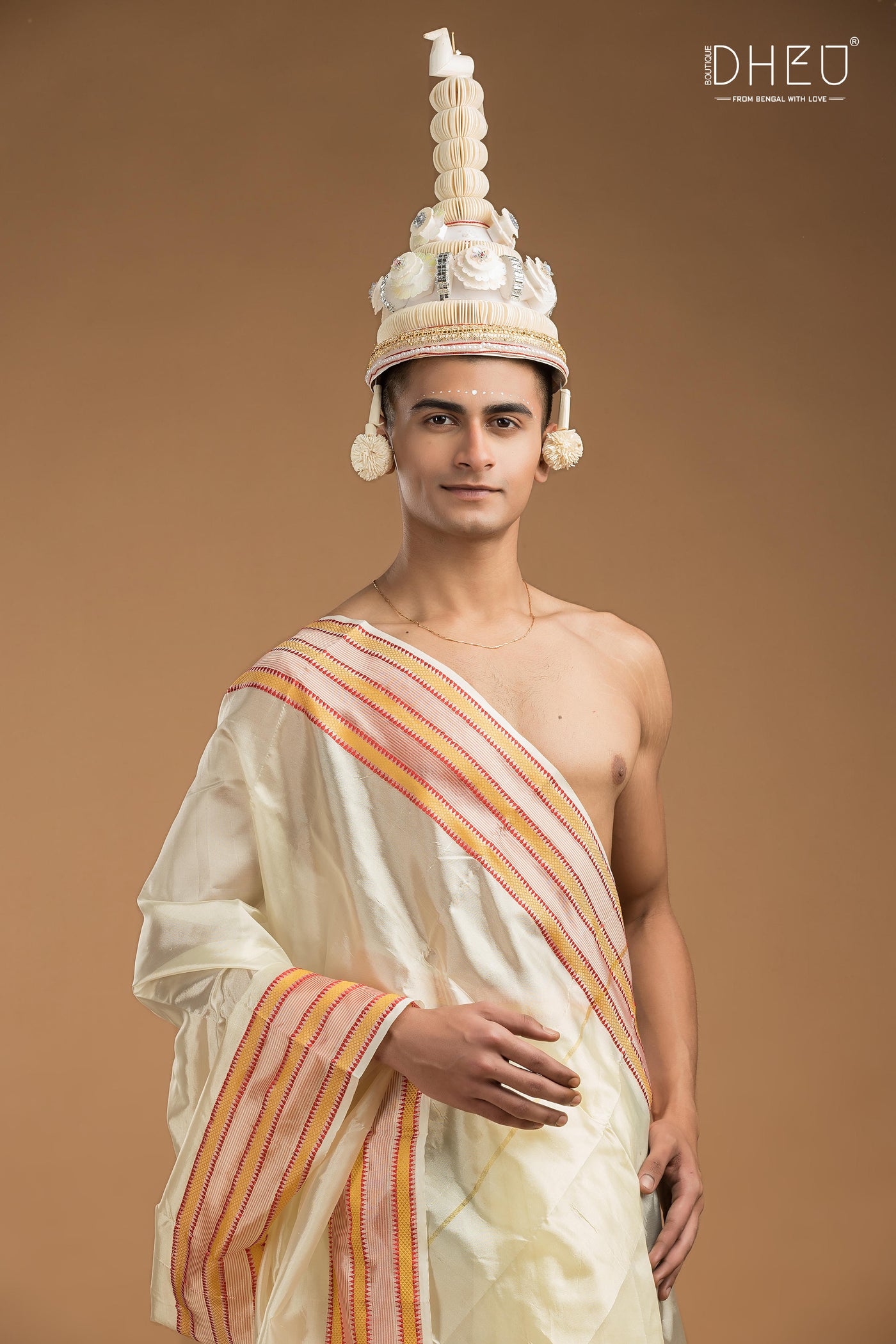 Groom's Silk Jor With Dhoti