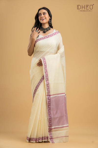 Handloom Cotton Silk Saree