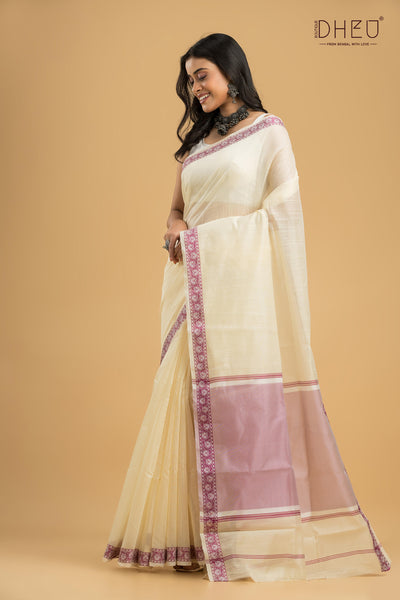 Handloom Cotton Silk Saree