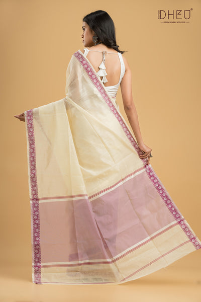 Handloom Cotton Silk Saree