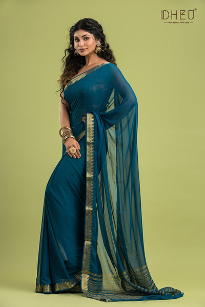 Exclusive Chiffon Silk Saree