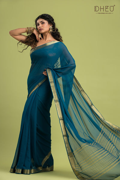 Exclusive Chiffon Silk Saree