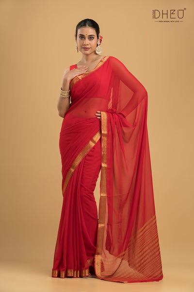 Exclusive Chiffon Silk Saree