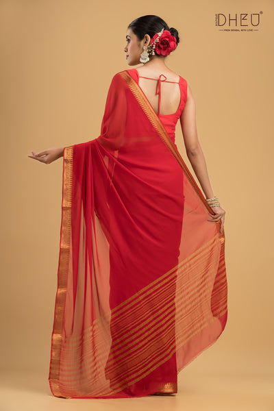 Exclusive Chiffon Silk Saree