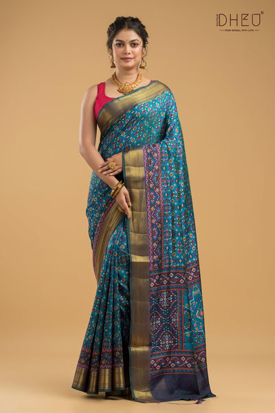 Exclusive Designer Patola Silk Saree