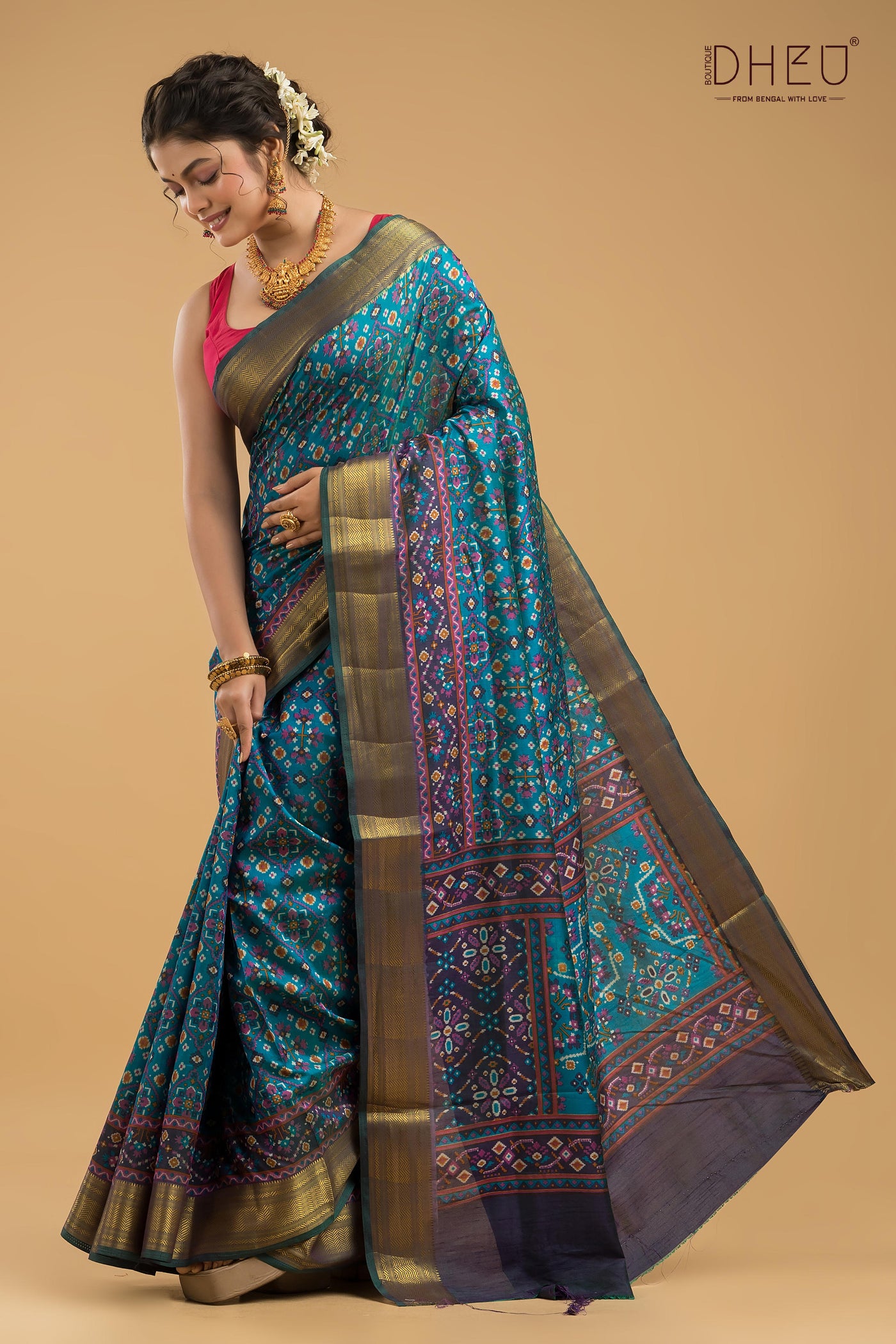 Exclusive Designer Patola Silk Saree