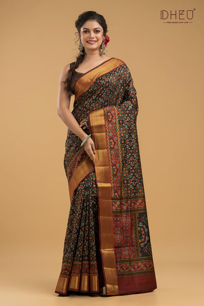 Exclusive Designer Patola Silk Saree