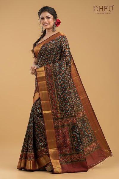 Exclusive Designer Patola Silk Saree