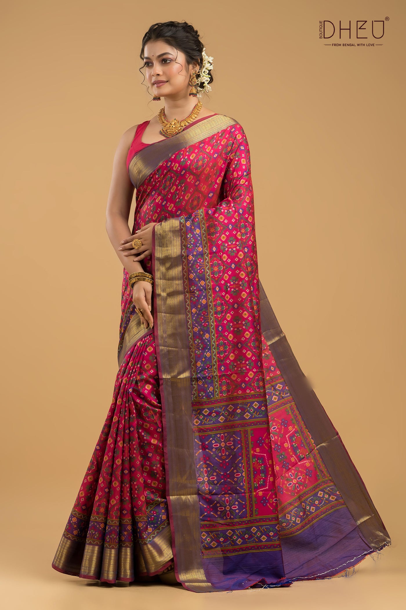 Exclusive Designer Patola Silk Saree