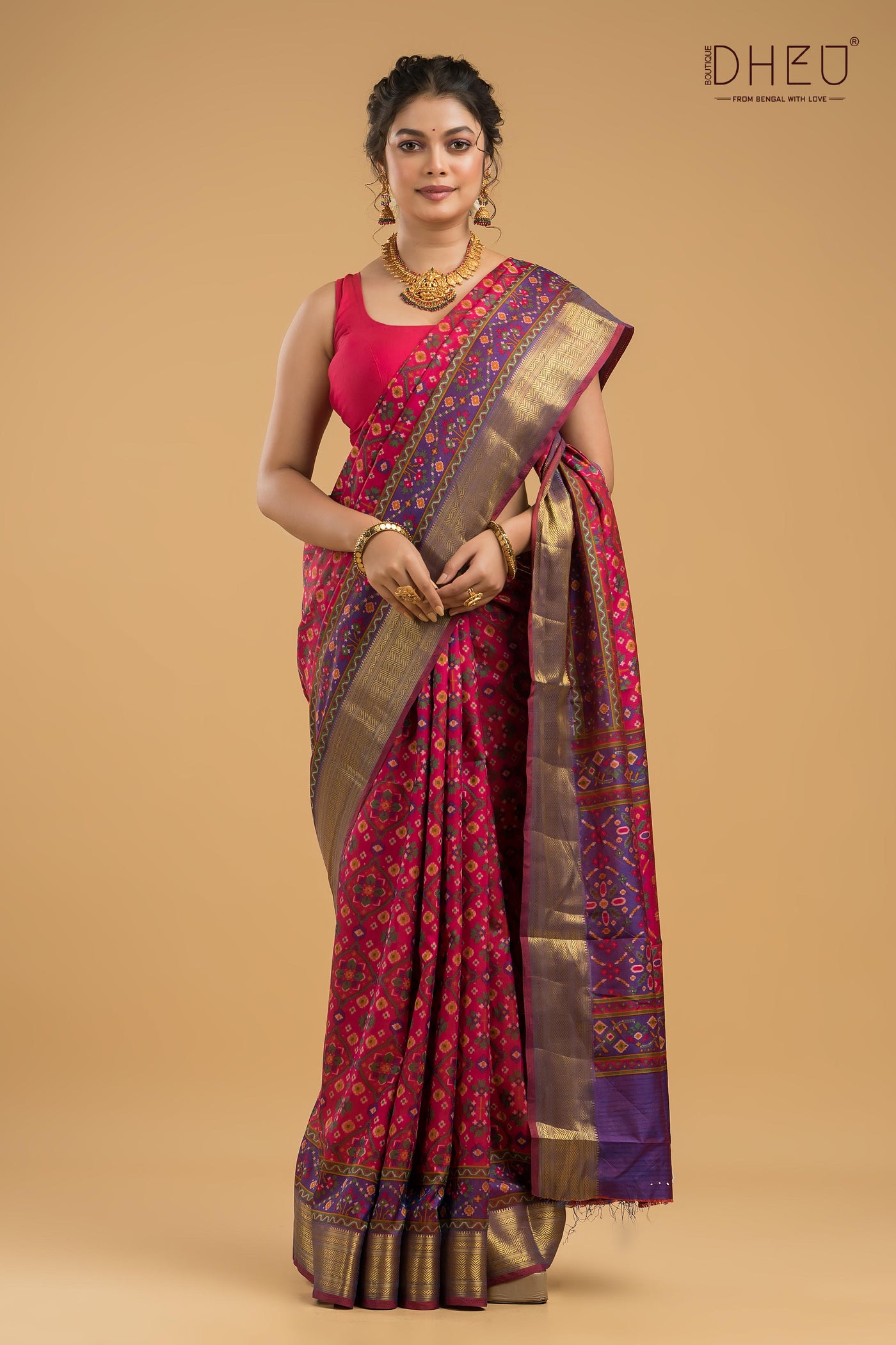 Exclusive Designer Patola Silk Saree