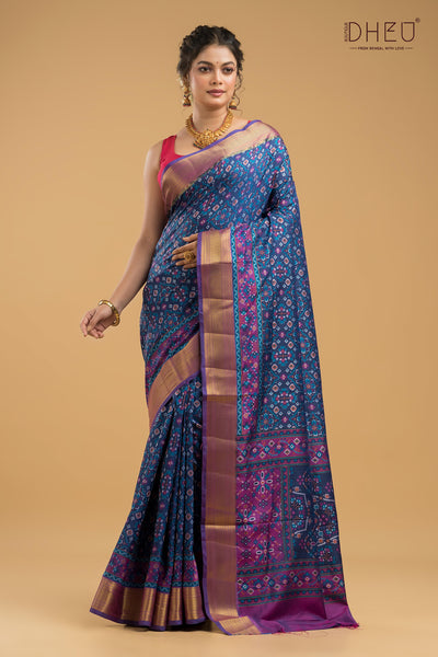 Exclusive Designer Patola Silk Saree