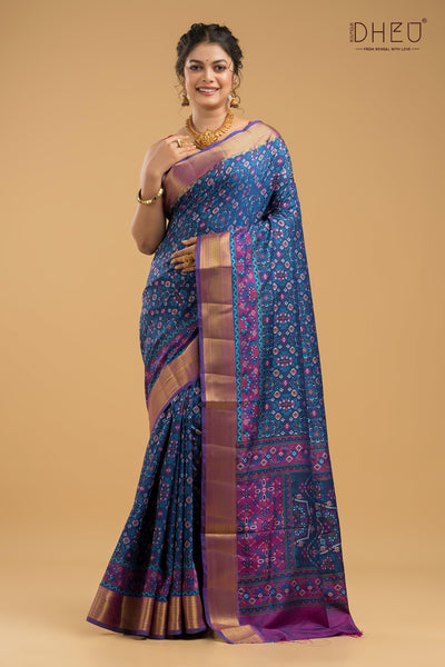 Exclusive Designer Patola Silk Saree