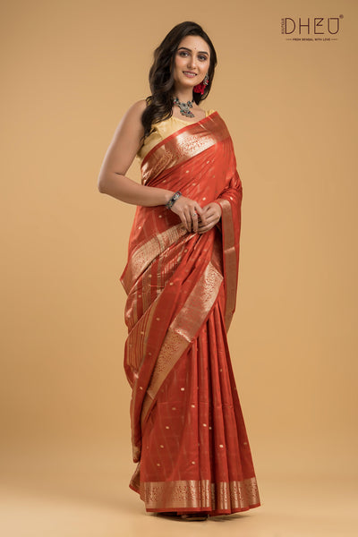 Exclusive Chanderi Silk Saree