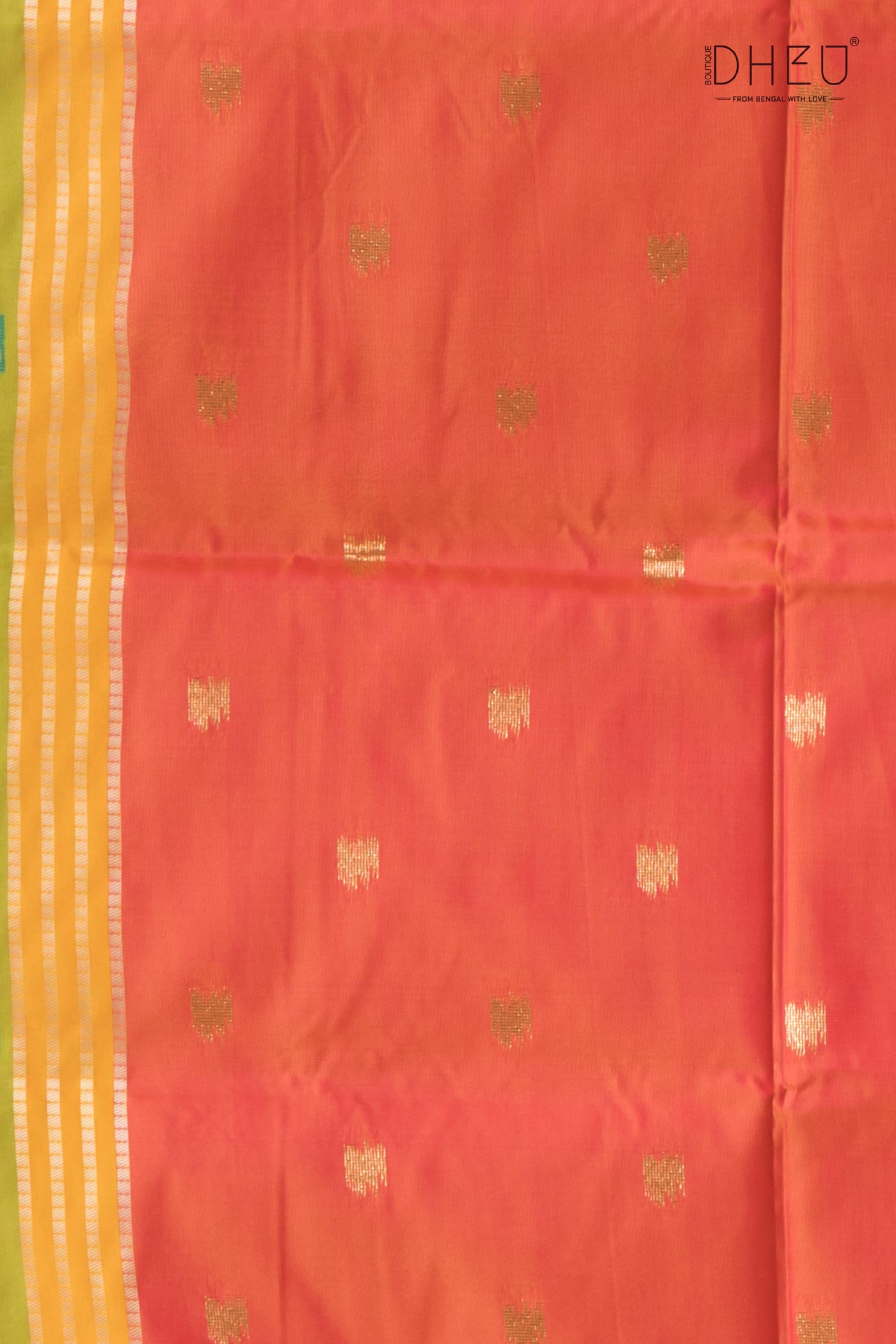 Designer Aam Buti Semi Katan Silk Saree