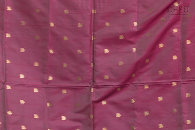 Designer Aam Buti Semi Katan Silk Saree