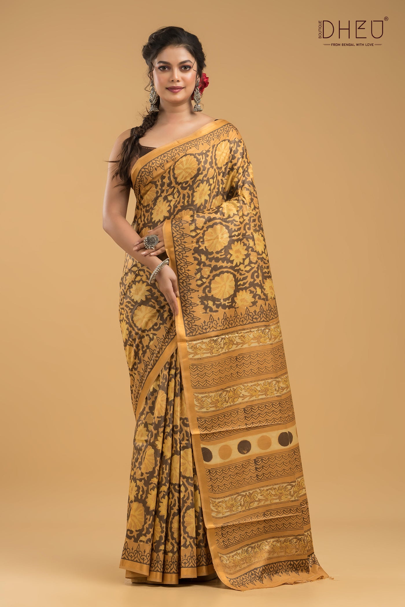 Exclusive Chanderi Multani Silk Saree