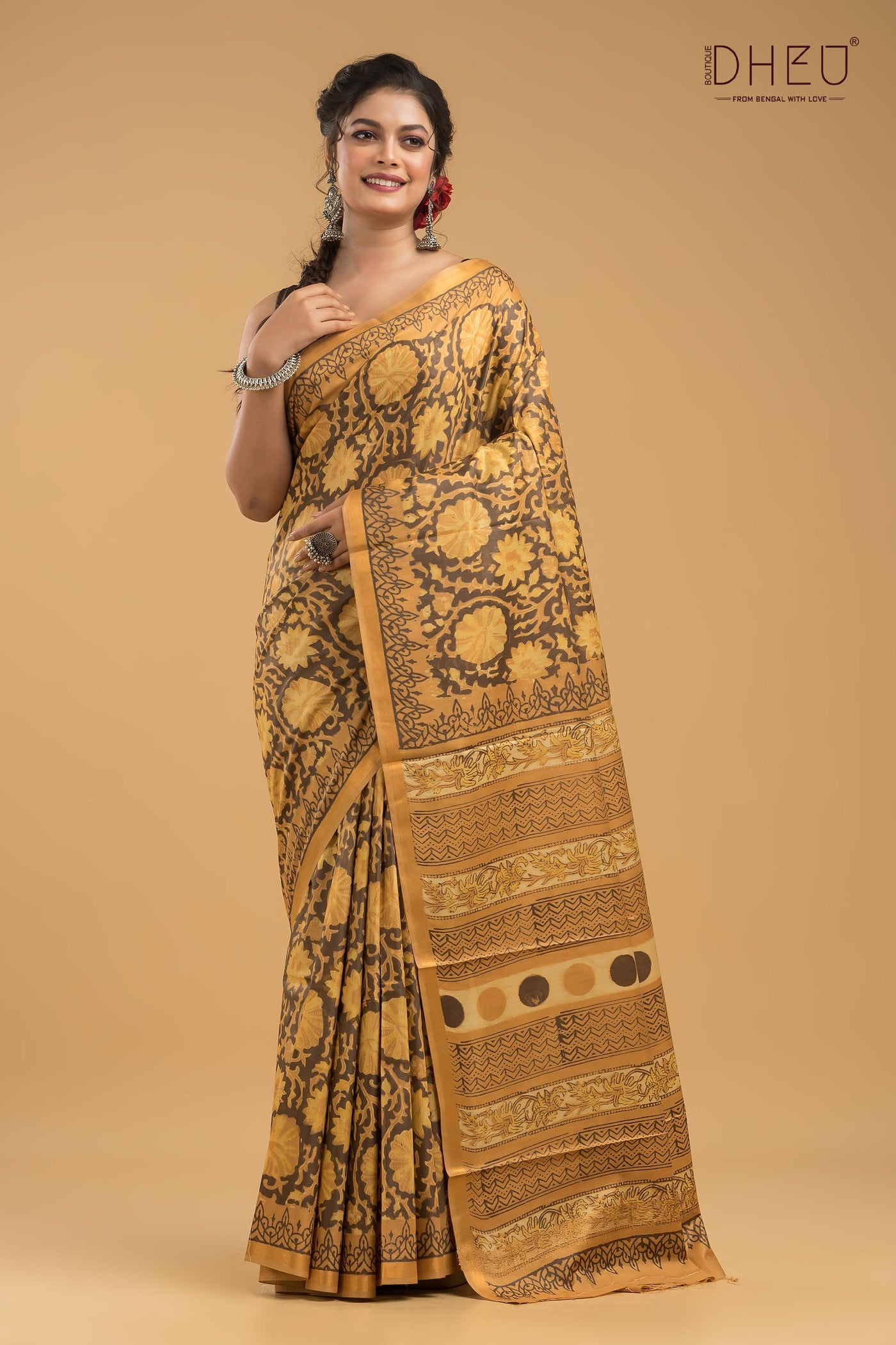 Exclusive Chanderi Multani Silk Saree