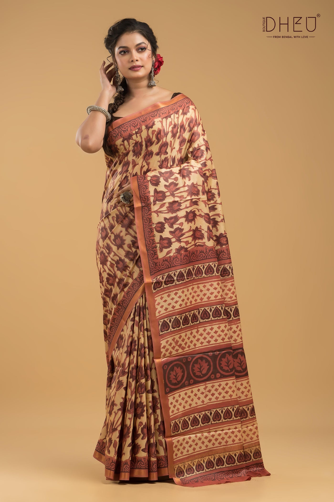 Exclusive Chanderi Multani Silk Saree