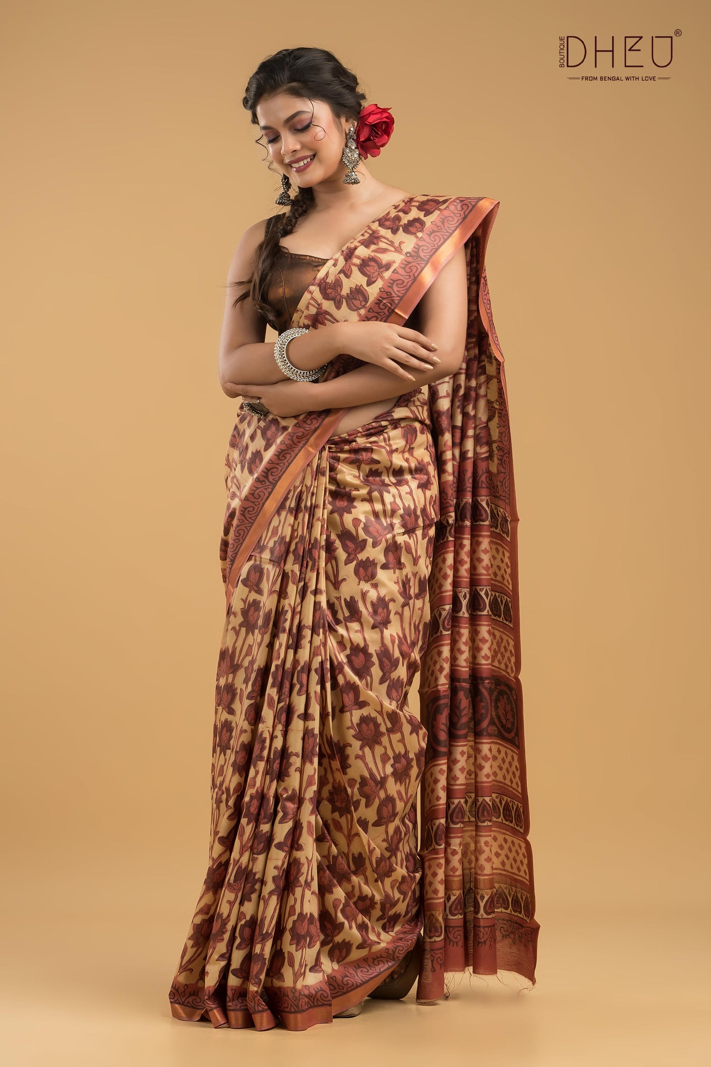 Exclusive Chanderi Multani Silk Saree