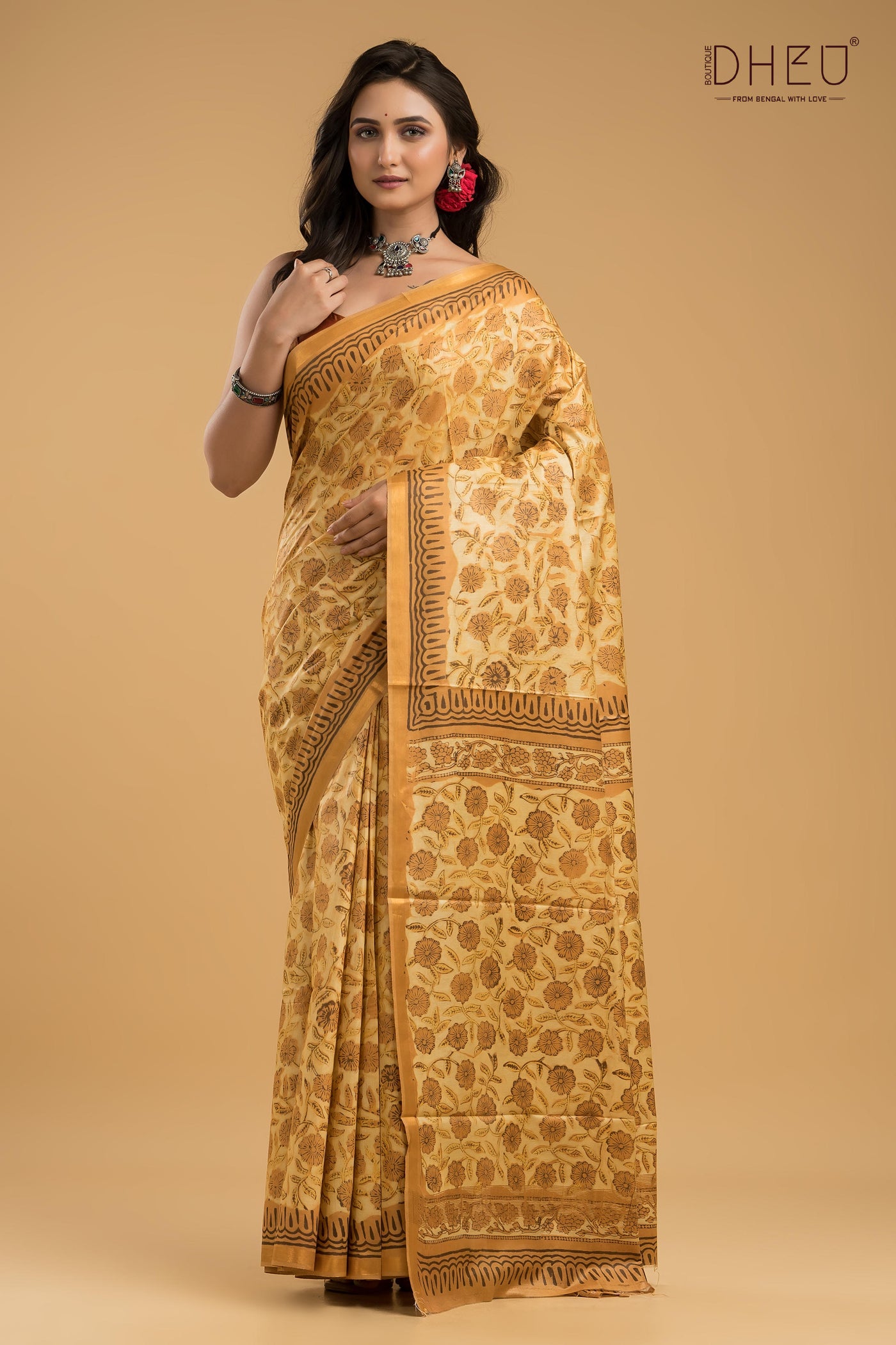 Exclusive Chanderi Multani Silk Saree