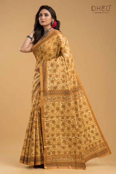 Exclusive Chanderi Multani Silk Saree