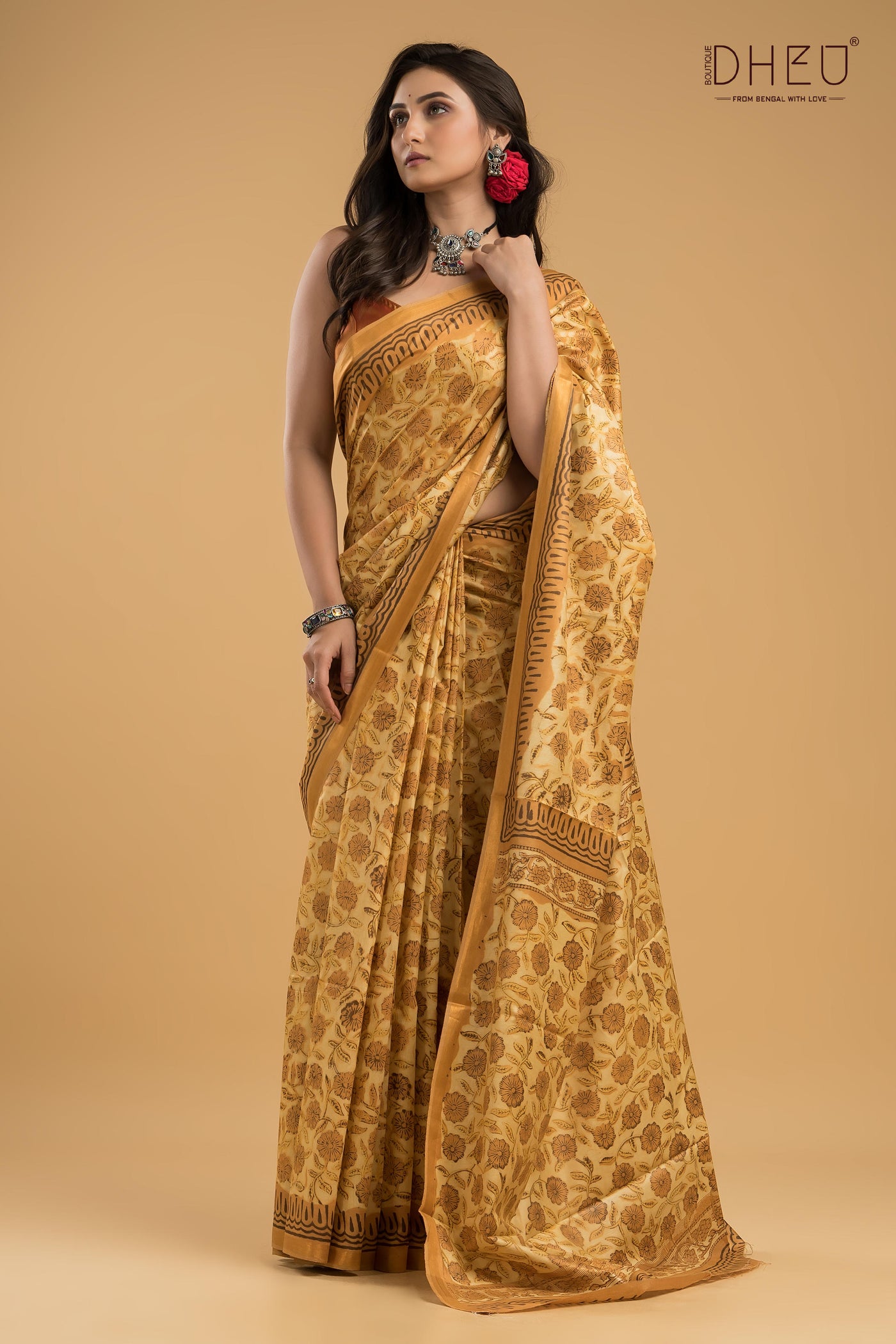 Exclusive Chanderi Multani Silk Saree