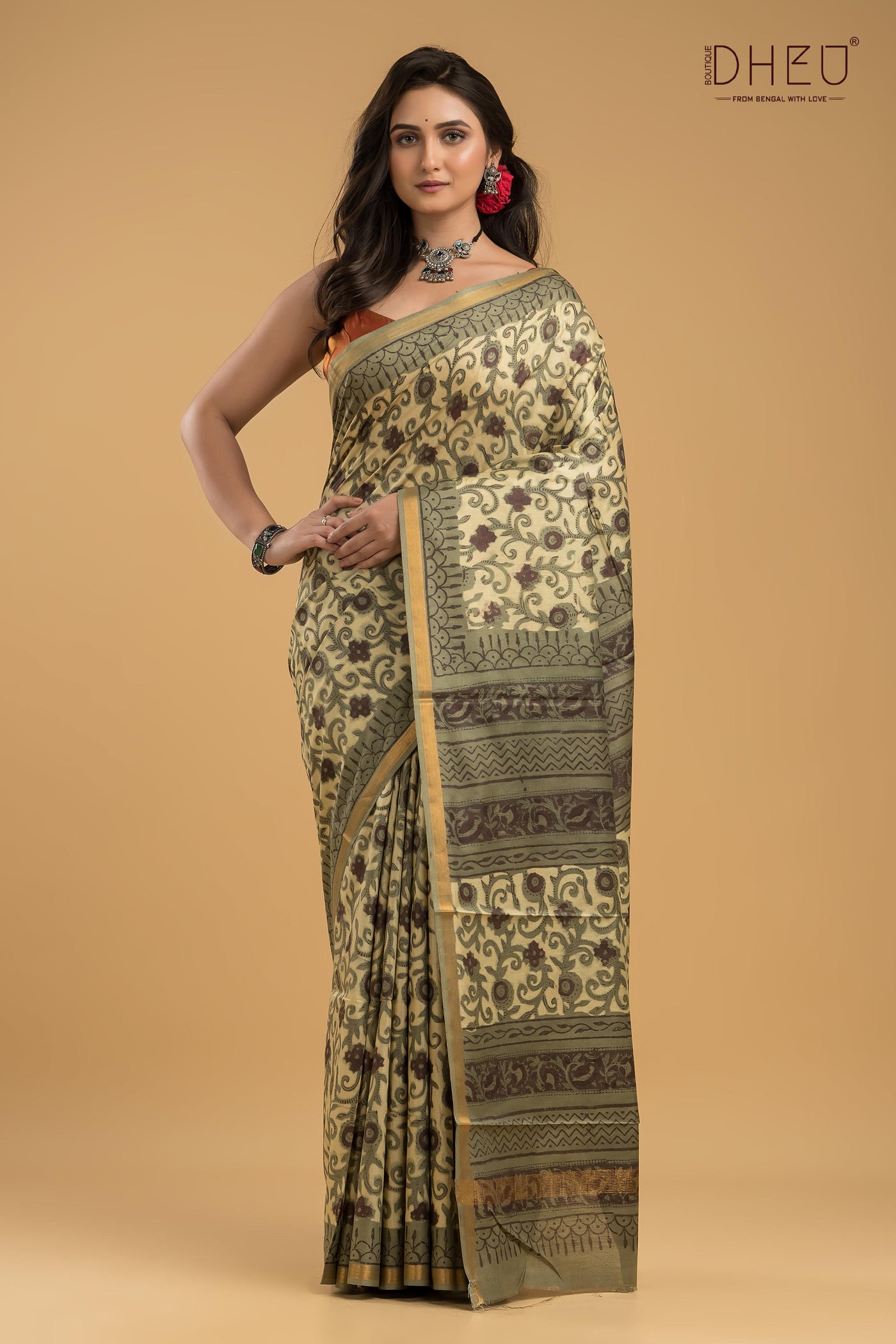 Exclusive Chanderi Multani Silk Saree