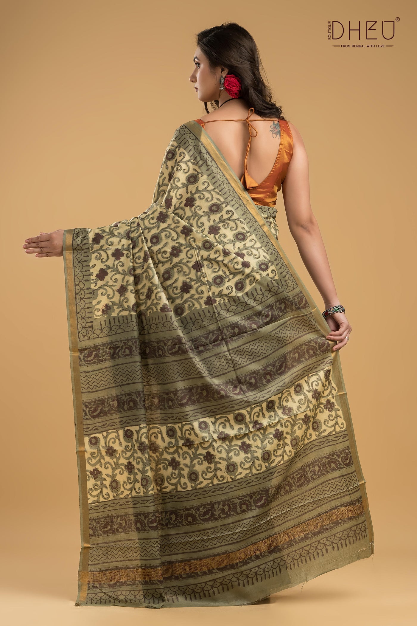 Exclusive Chanderi Multani Silk Saree